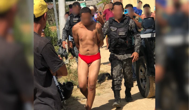 Suspeito de abuso infantil é amarrado e espancado por moradores na zona rural de Caruaru