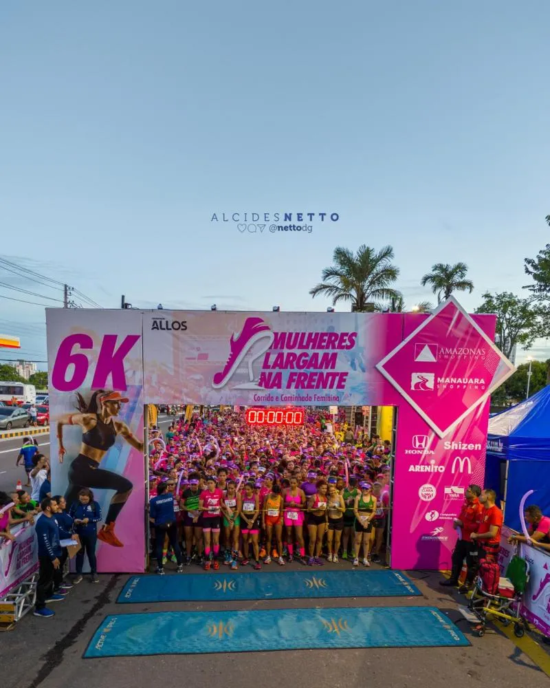 Manauara e Amazonas Shopping abrem inscrições para a corrida e caminhada “Mulheres Largam na Frente”