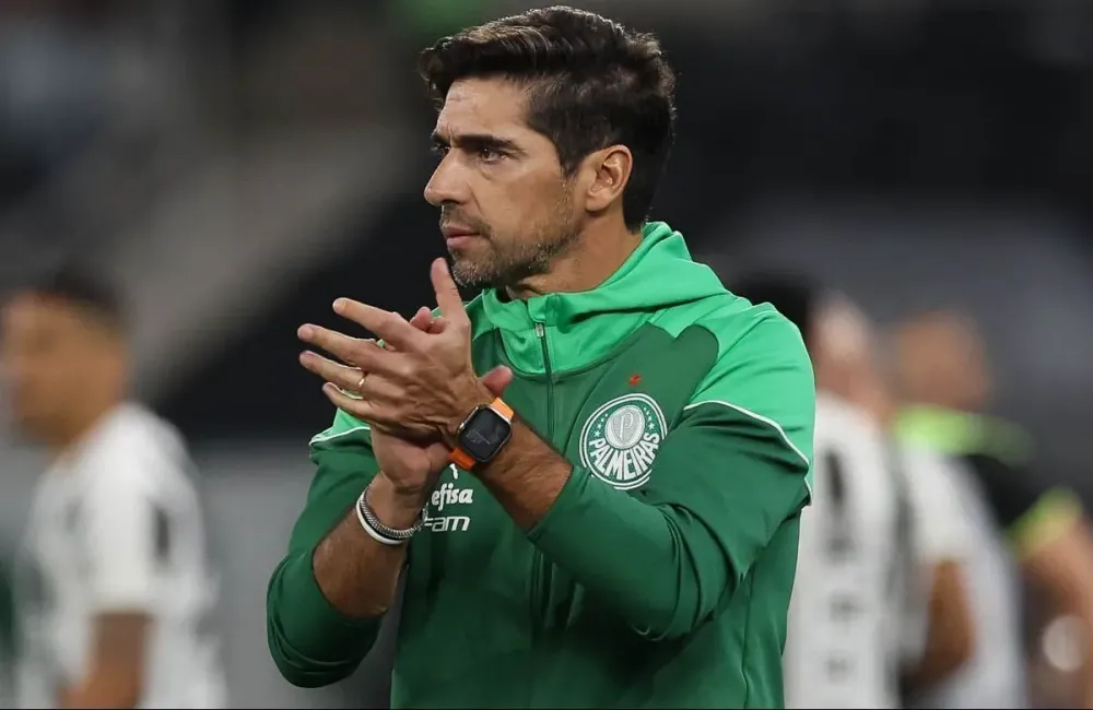 Abel Ferreira é expulso após vitória do Palmeiras por 2 a 1 sobre o Fluminense na Arena Barueri SUBTÍTULO