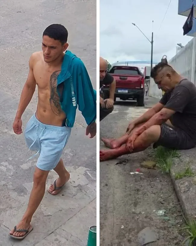 Sobrinho Gustavo preso tentativa homicídio tio facadas 9 DIP Manaus