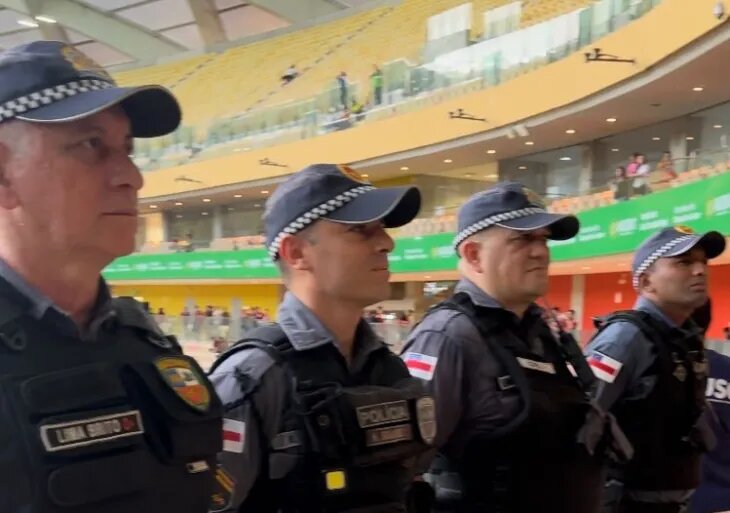 Operação de Segurança é Bem-Sucedida Durante Partida do Flamengo na Arena da Amazônia