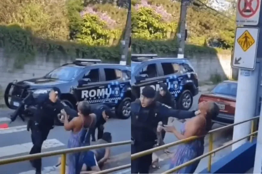 Vídeo flagra agressão brutal da GCM contra mãe em SP
