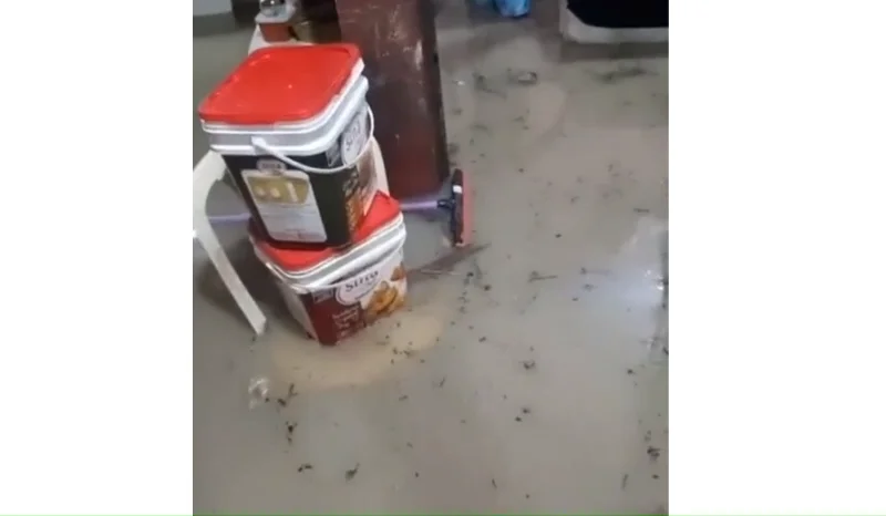 Vídeo mostra desespero de criança durante alagação em Manaus após forte chuva