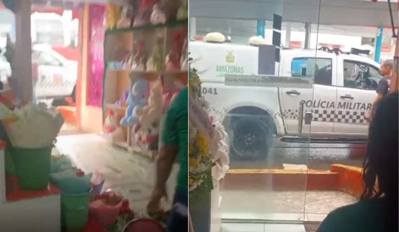🚨 Casal é preso após assalto com reféns em floricultura na Cidade Nova