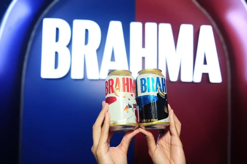 Brahma lança latas inspiradas na Marujada e Batucada para o Festival de Parintins 2026