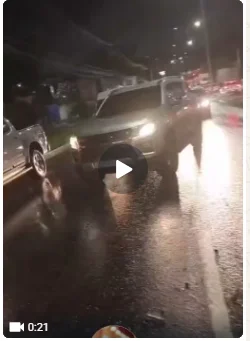 Motociclista fica ferido após colisão na Avenida Mário Ypiranga, em Manaus