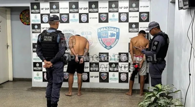 Dupla é presa com drogas após denúncia no Tancredo Neves, em Manaus