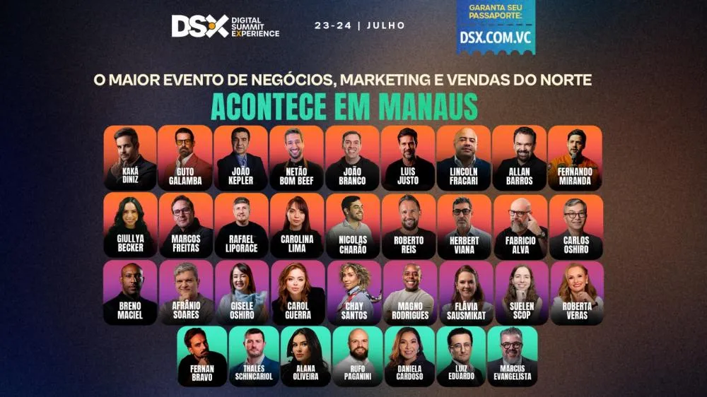 DSX 2026 reúne grandes nomes dos negócios e da inovação em Manaus