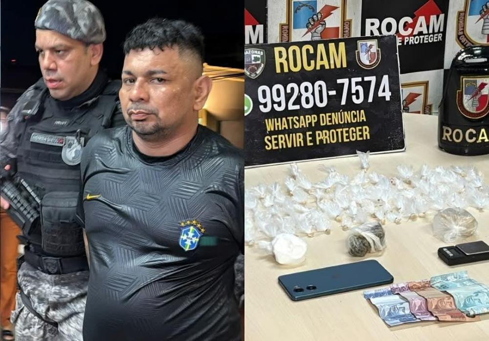 Homem conhecido como Biquinho é preso por tráfico no São Geraldo