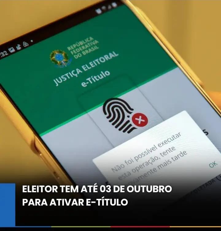 Eleitores devem baixar o e-Título com antecedência da votação