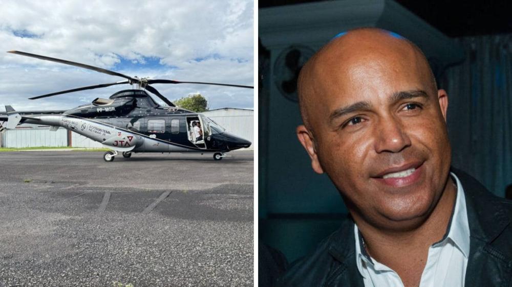 Helicóptero ligado a empresa de Neymar desaparece em Santa Catarina
