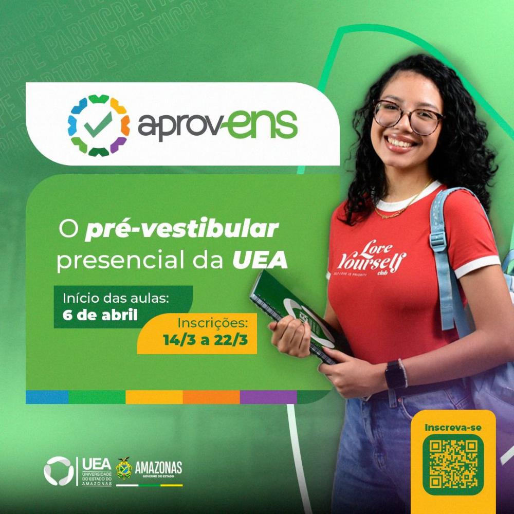 UEA lança AprovENS: curso pré-vestibular com aulas presenciais