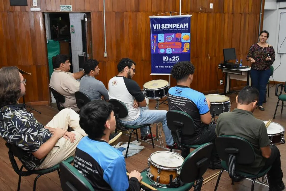 VII Seminário de Metais e Percussão do Amazonas vai até 25/05