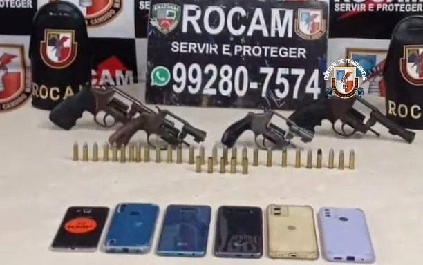 Polícia Militar do Amazonas Detém Vários Suspeitos Armados em Operação no Bairro Jorge Teixeira IV