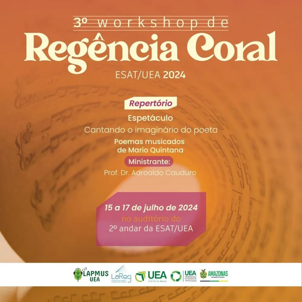 UEA realizará 3º Workshop de Regência Coral