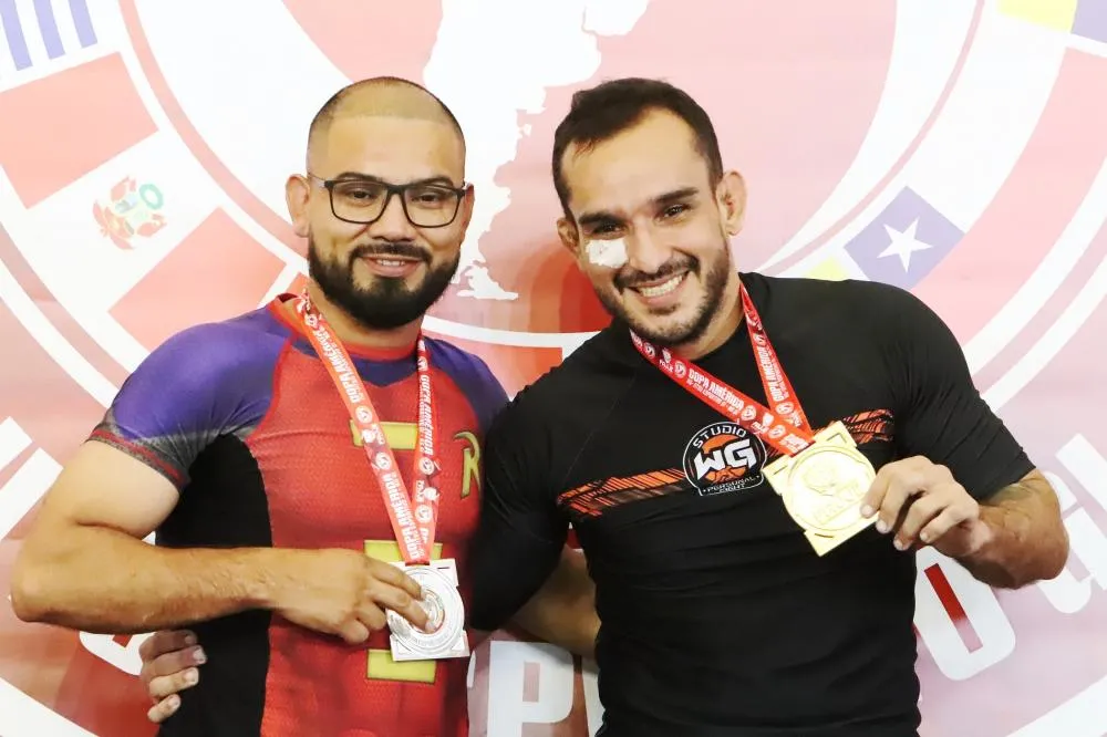 Mauro Tiago, da Casa Paraense, supera dor e fatura ouro e prata na Copa América de Jiu-Jítsu Esportivo