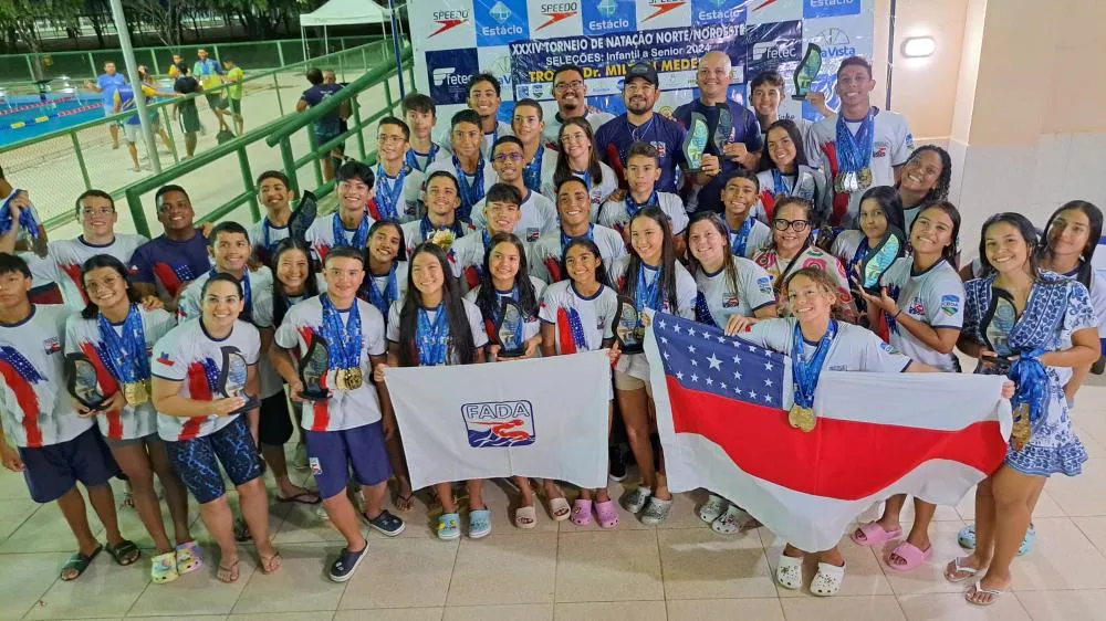 Amazonas brilha nas piscinas e conquista Norte Nordeste de Natação 2024, em Boa Vista