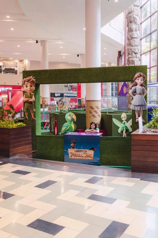 DIA DAS CRIANÇAS: Labirinto do Peter Pan é opção de diversão no Manauara Shopping  