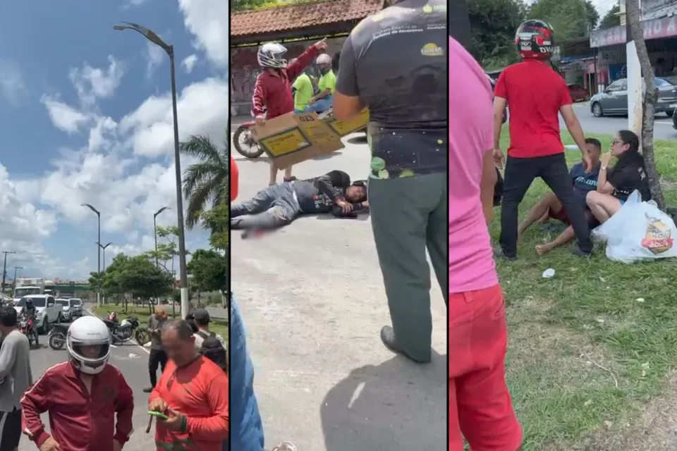 Acidente em Manaus: Colisão Entre Motociclistas Deixa Vítima em Estado Crítico