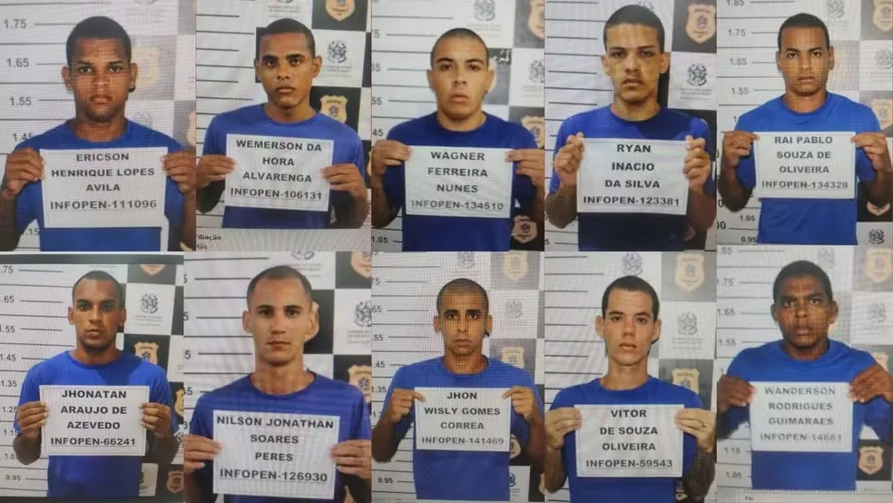 Dez criminosos fogem de prisão através de falha no alambrado