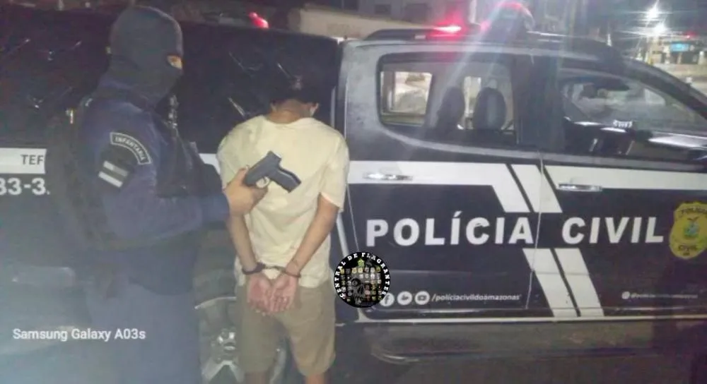 Choque de Ordem: Simulacro de Arma é Apreendido e Suspeito Detido em Tefé