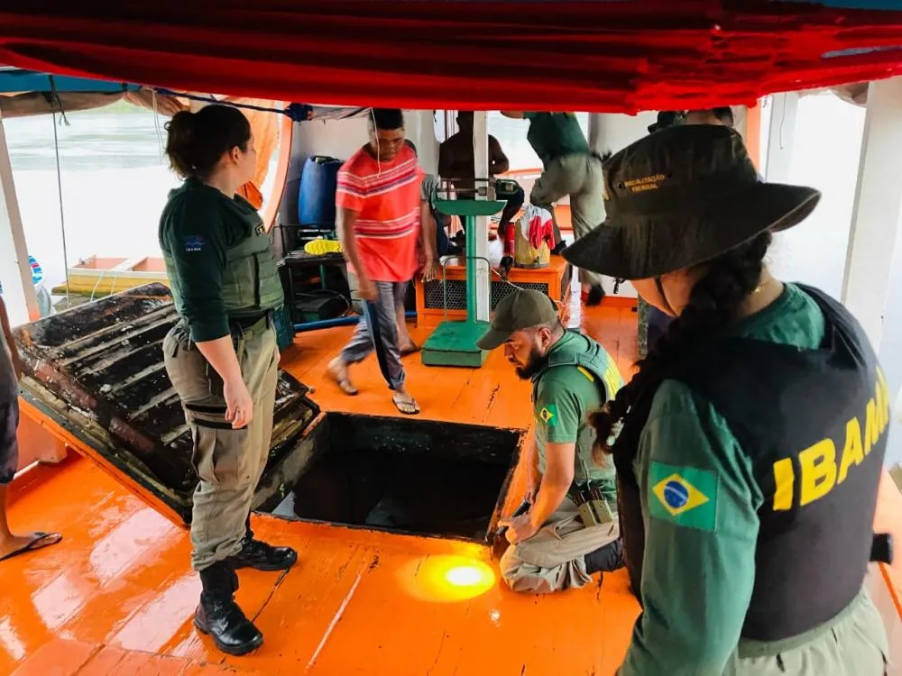 Ibama intensifica combate à pesca ilegal na RDS Piagaçu-Purus