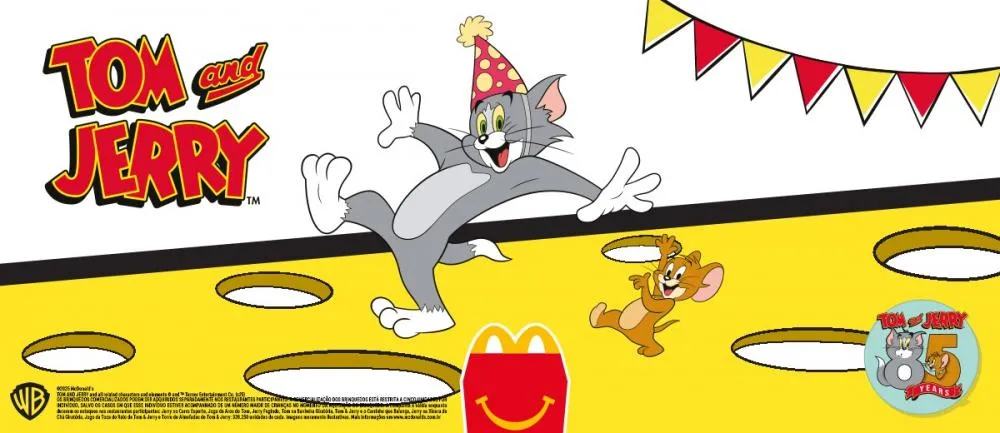 McLanche Feliz celebra 85 anos de Tom & Jerry