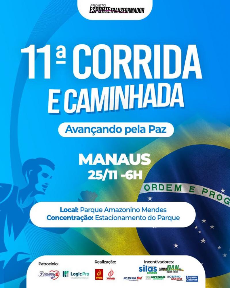 11ª Corrida e Caminhada Avançando pela Paz promovida pela IEADAM 