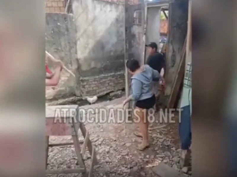 Mulher que agrediu adolescentes em escola é espancada pelo “tribunal do crime” em Manacapuru
