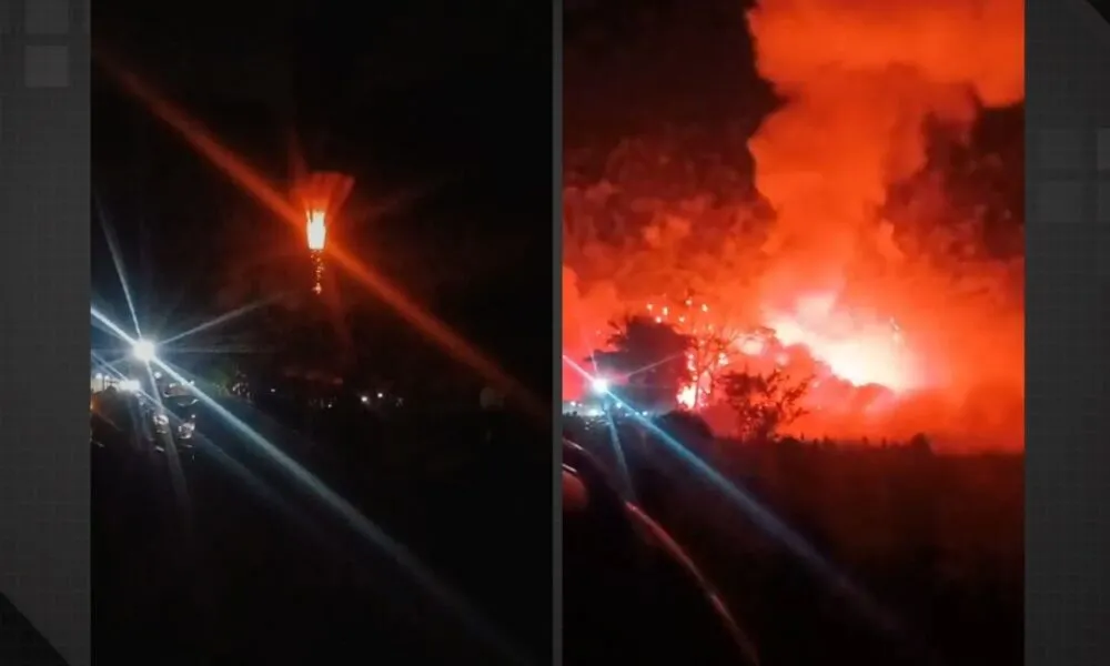 Explosão de balão deixa feridos e causa pânico em Taquara, no Rio Grande do Sul