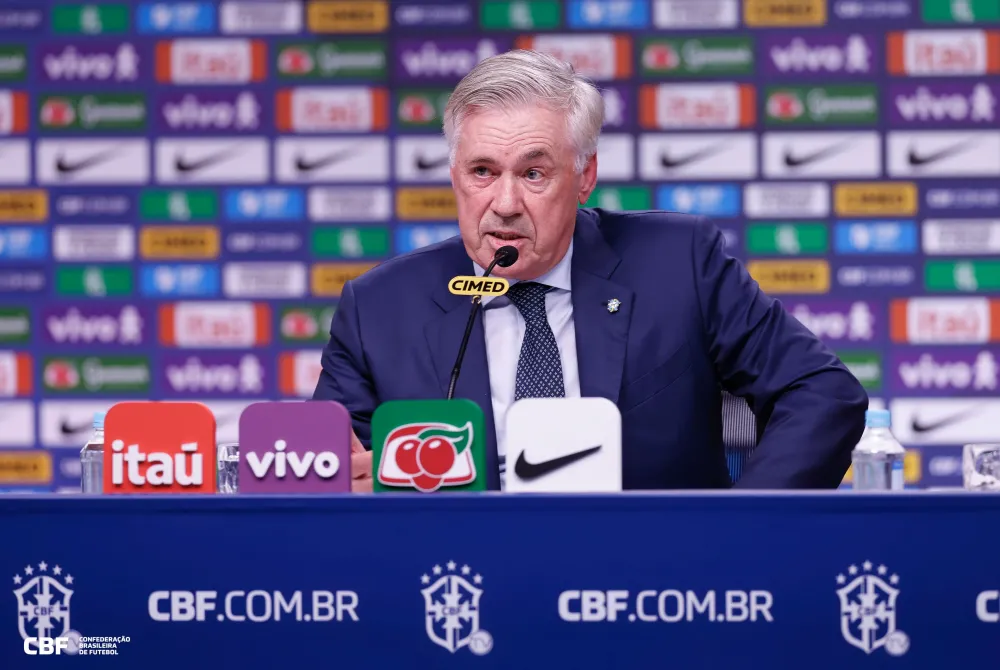 Ancelotti convoca 10 novatos para a Seleção Brasileira; Paquetá e Joelinton estão de volta