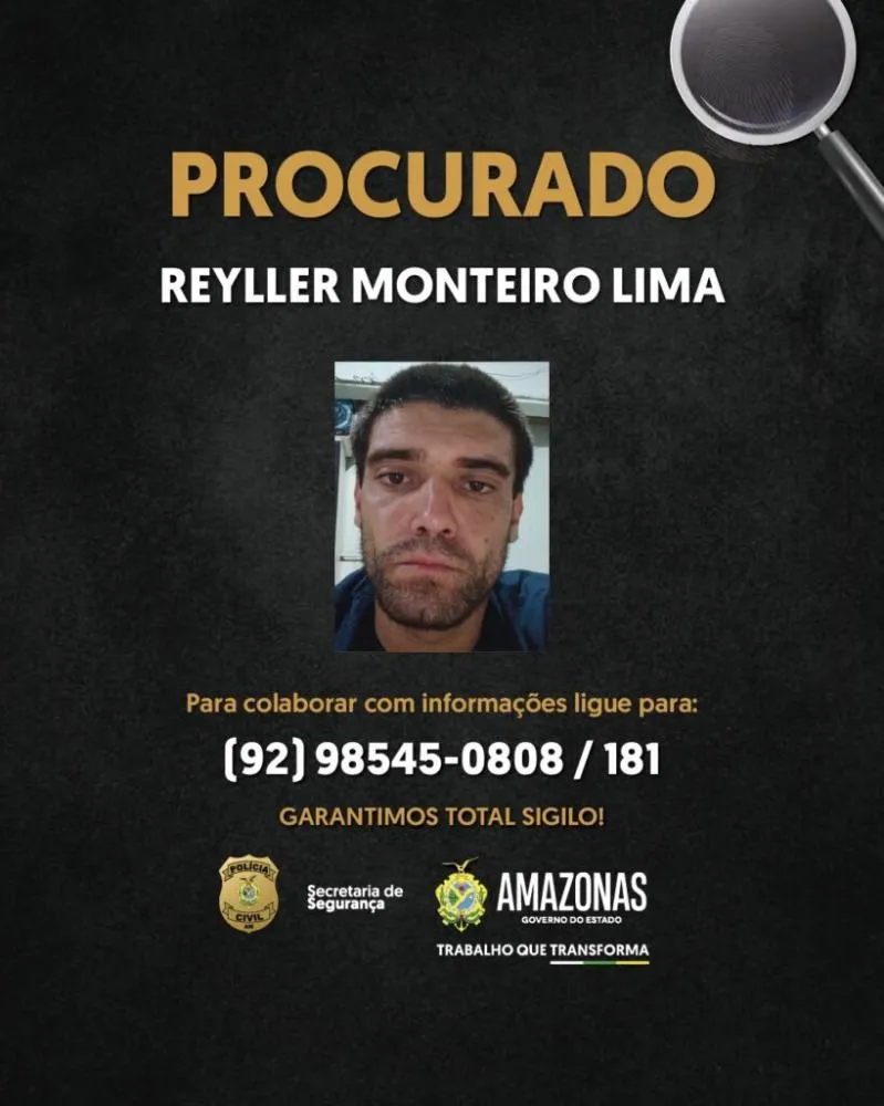 Polícia Civil procura homem que desrespeitou medida protetiva contra ex-companheira em Manaus