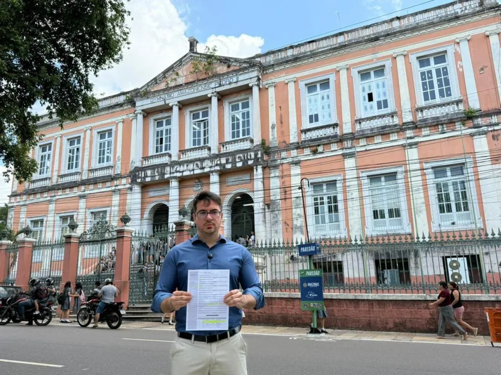 Vereador Rodrigo Guedes denuncia abandono do Colégio Amazonense Dom Pedro II