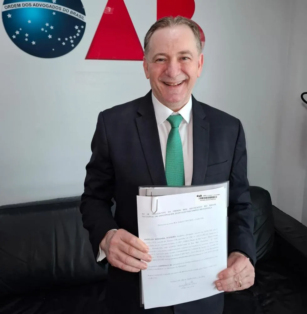 Aniello Aufiero oficializa candidatura ao Quinto Constitucional do TJAM